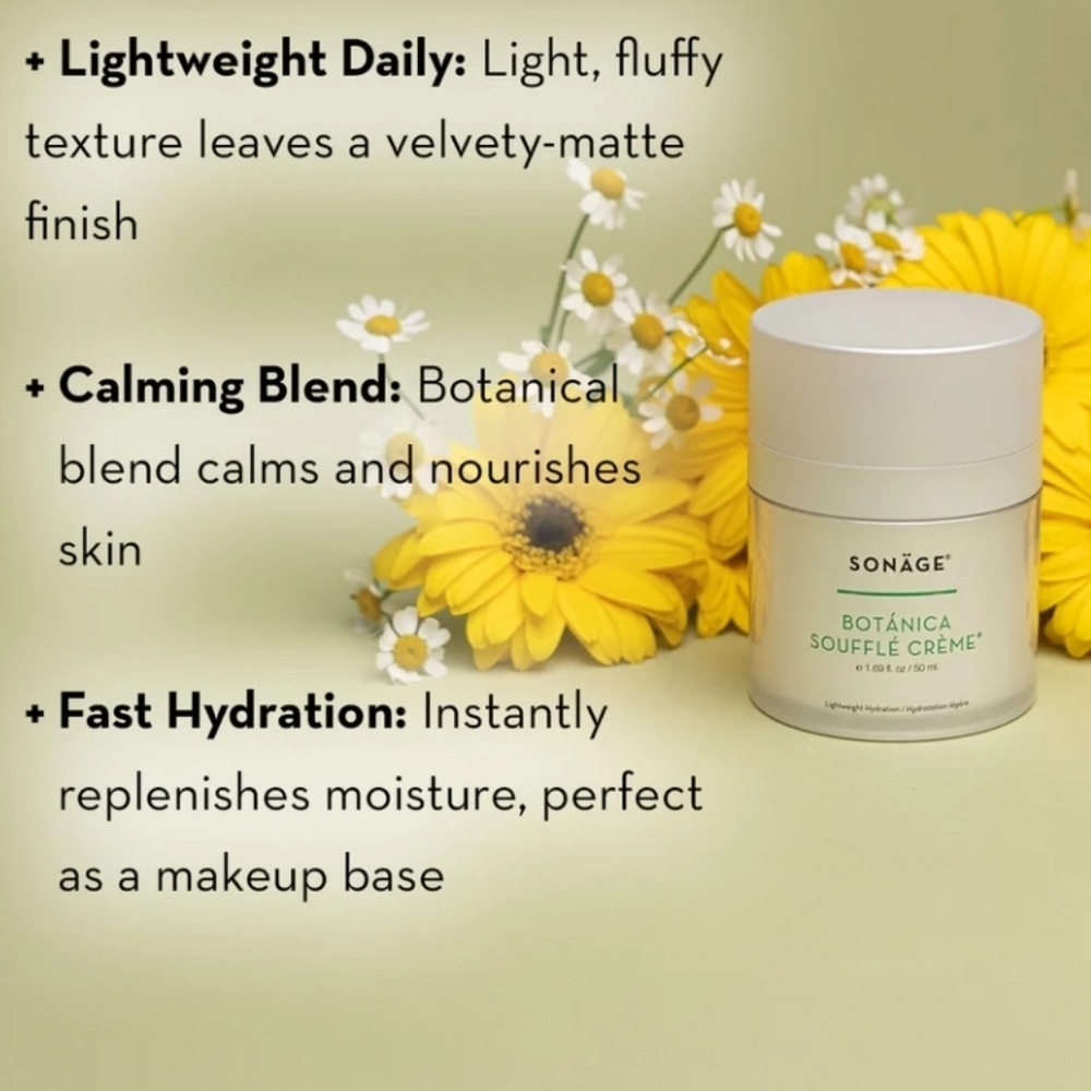 Sonage Botanica Soufflé Crème, Hydrate & Glow, 15ml, New - Picture 5 of 8